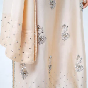 Royale – Ivory Sheesha Silk Ensemble
